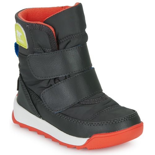 "Scarpe da neve bambina ragazza Sorel CHILDRENS WHITNEY™ II STRAP WP Grigio, ideali per l'inverno, impermeabili e calde, con suola antiscivolo per una presa sicura sulla neve. Perfette per attività all'aperto e giornate invernali, queste scarpe garantiscono comfort e stile per tutte le giovani avventurieri."